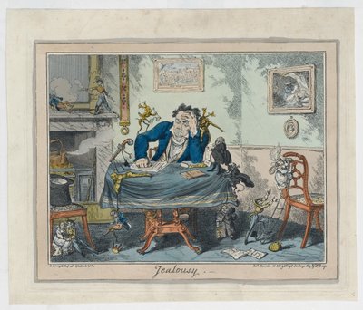 Jealousy, 1825 by George Cruikshank